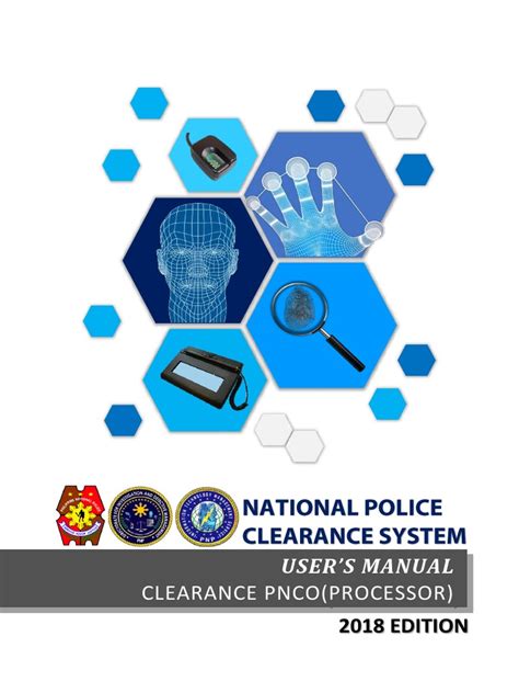 USER’S MANUAL CLEARANCE PNCO(PROCESSOR).